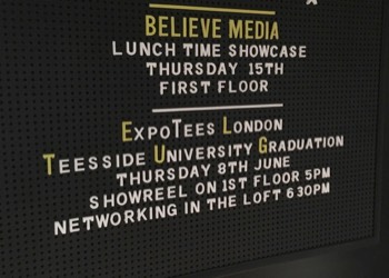  Heading up to the 5th floor of @millvfx to join the class of 2017 as part of @expotees  London event 