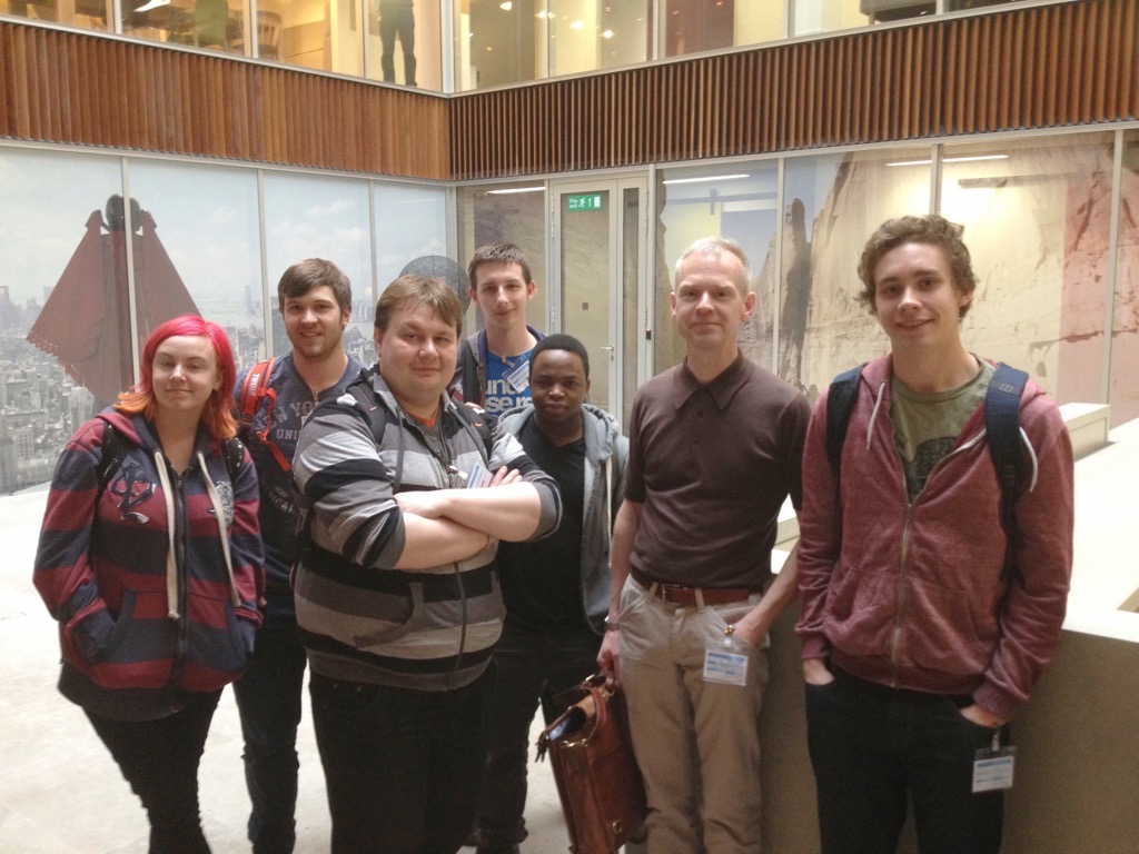  Just after the DNEG studio tour and talk  