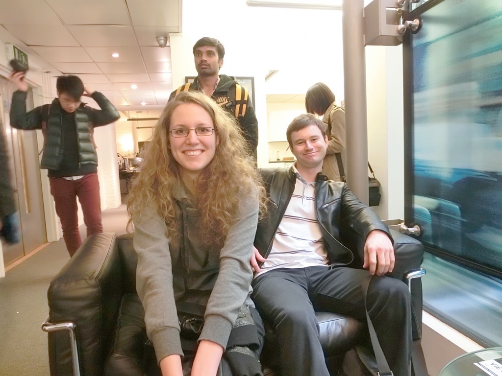  Just before the tour and talk at Cinesite 