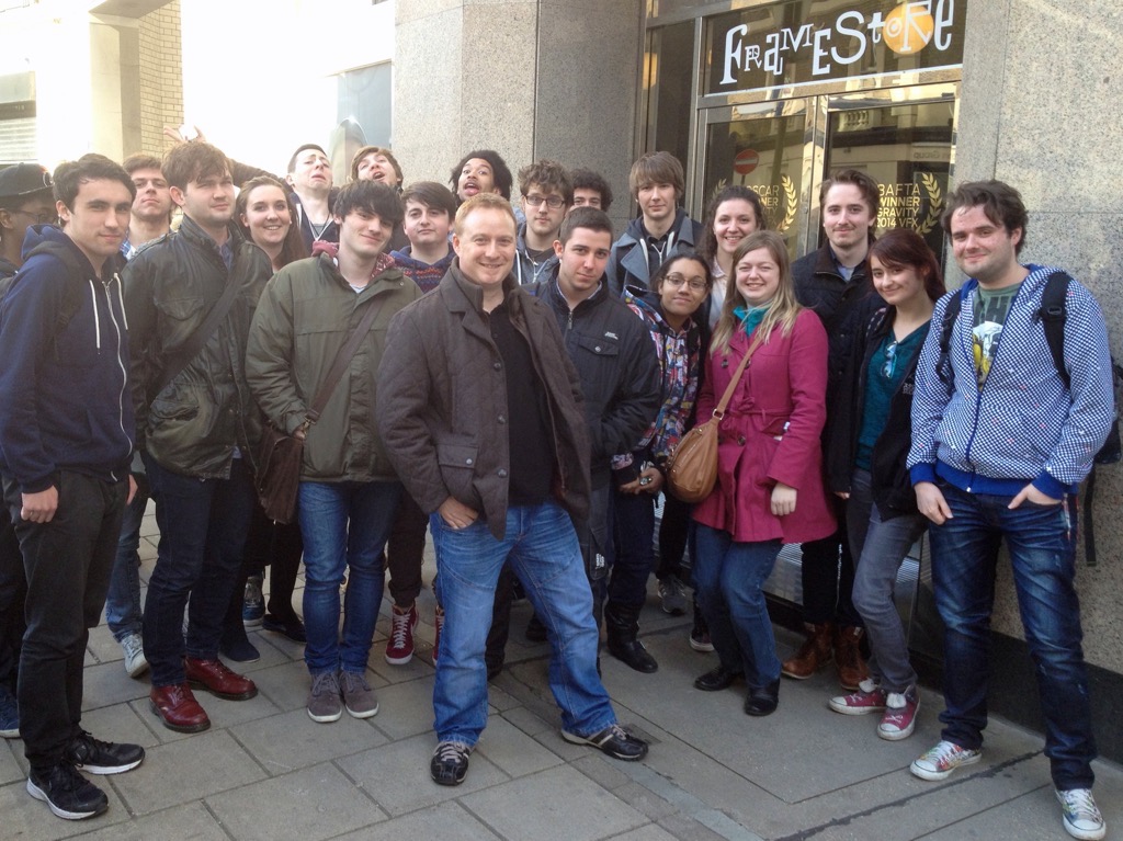  Drew Collins and the graduating cohort of 2014 