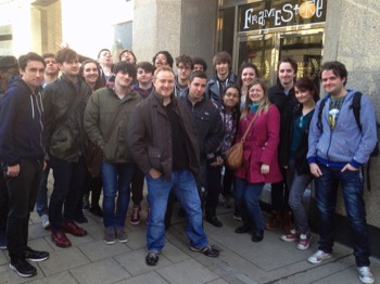  Drew Collins and the graduating cohort of 2014 