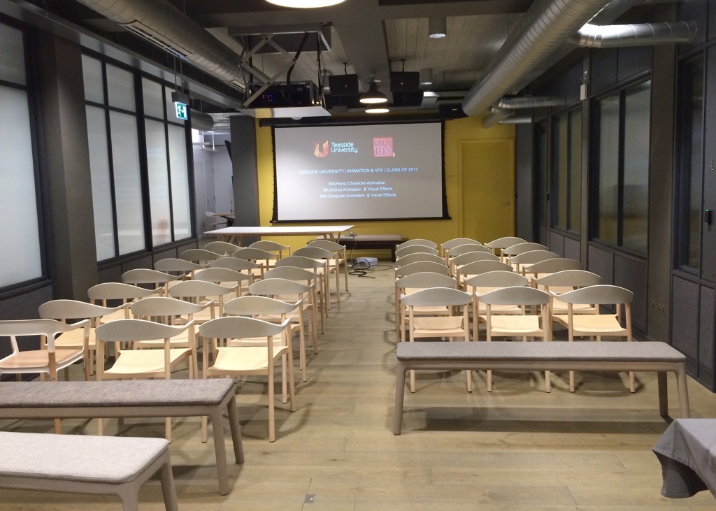  Before the big screening event @millvfx - part of @TeessideUni 