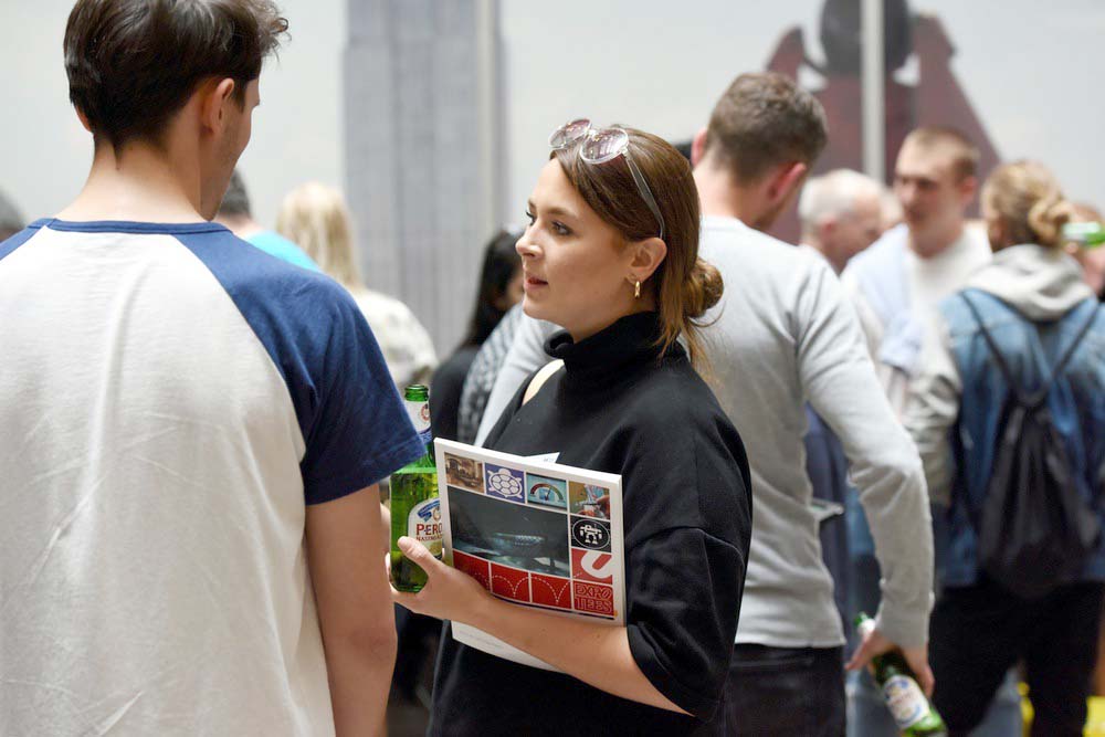  @MillChannel 3D Artist Bethan WIlliams providing some invaluable career advice to BA Animation & VFX student Roman Santiago  