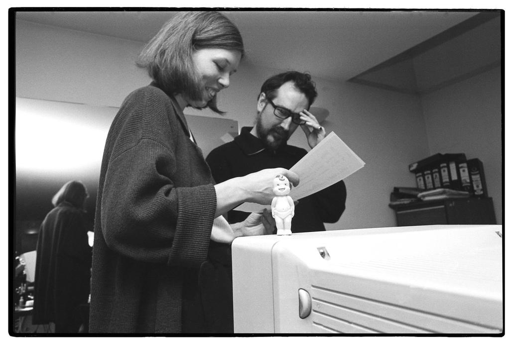  Emma in Accounts Consulting WIth The Boss 