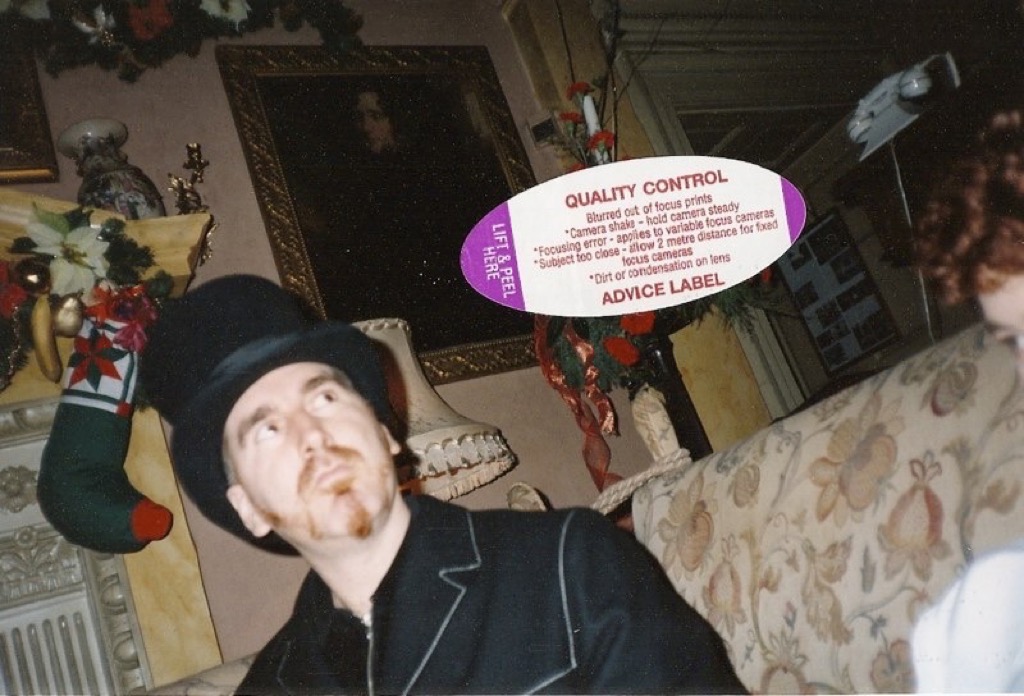  Christian Hogue at the Lost in Space Xmas party 