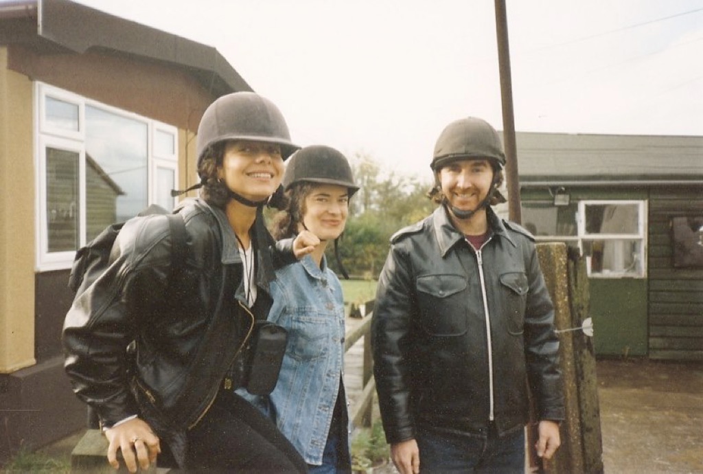 Team bonding on horseback with Shireen Armstrog  