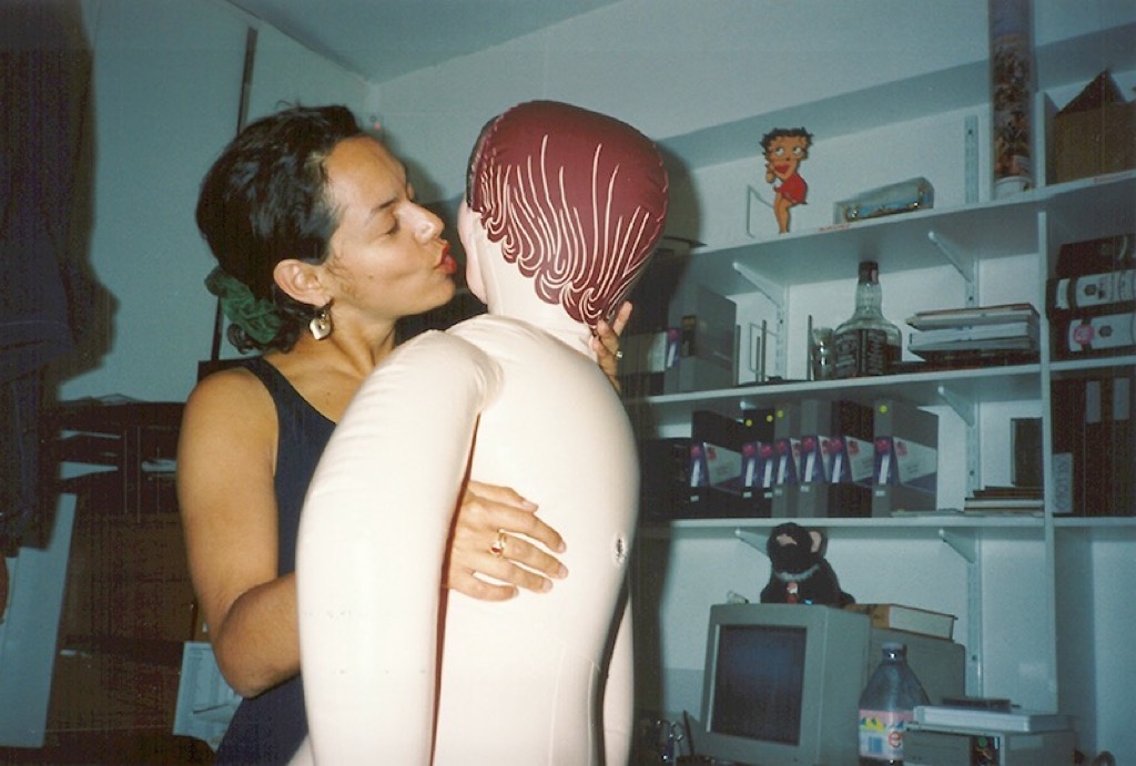  Shireeen with her plastic friend 