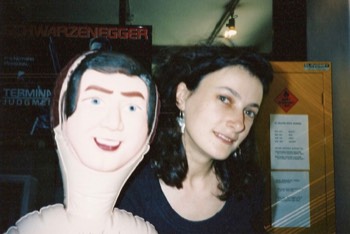  Sally Goldberg and plastic friend  