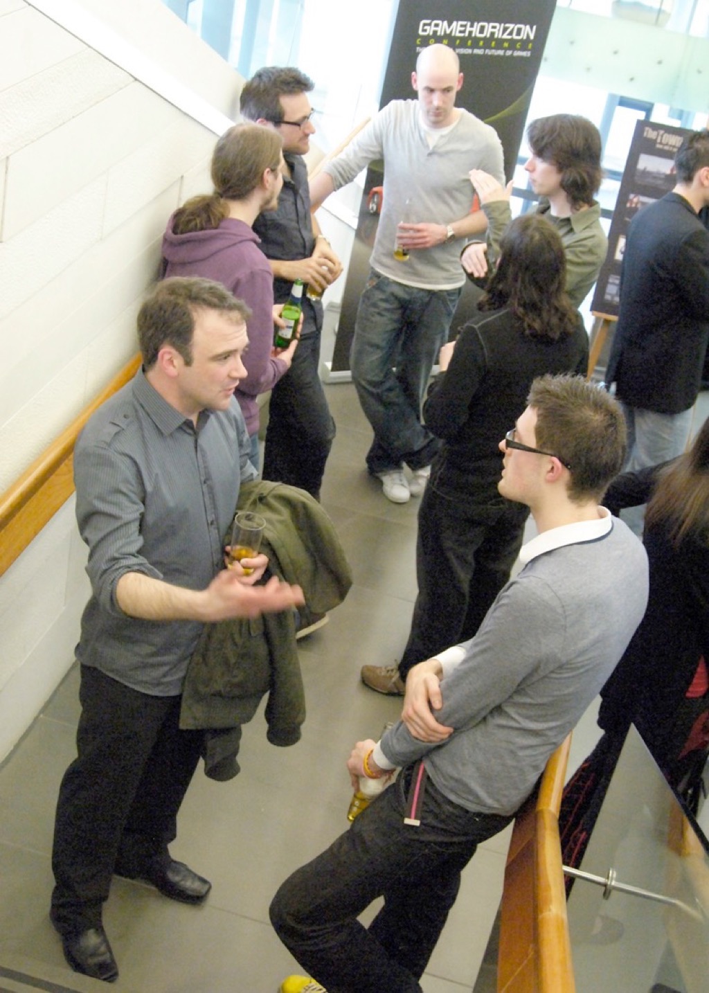  James Taylor networking in Mima 