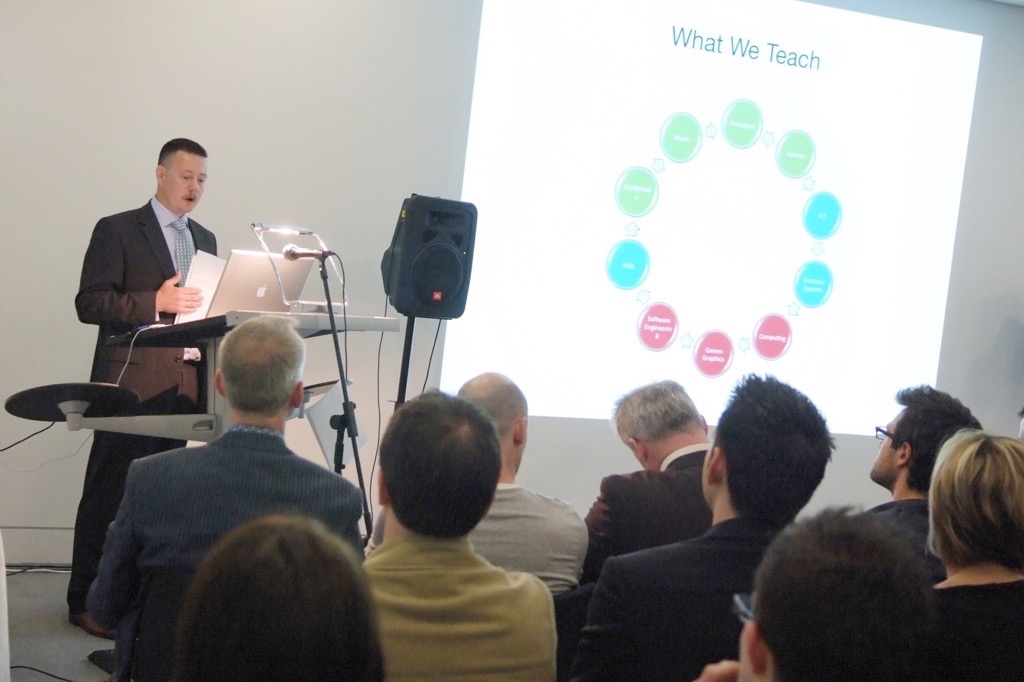  Simon Stobart welcoming guests 