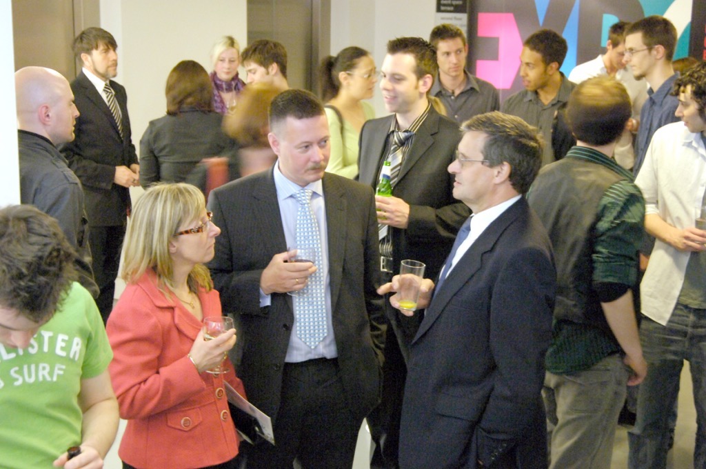  Simon Stobart and Derek Simpson networking  