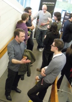  James Taylor networking in Mima 